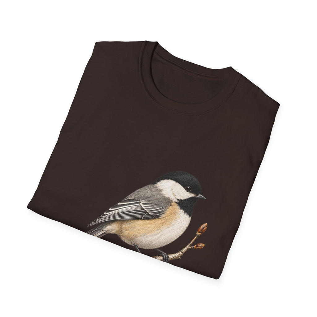 Black-capped Chickadee Birdwatching T-Shirt