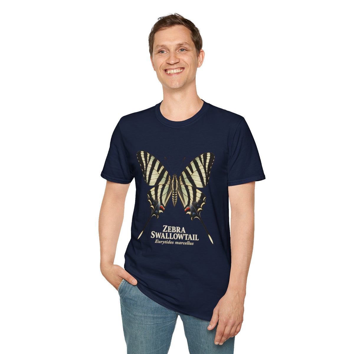 Zebra Swallowtail Butterfly Study T-Shirt
