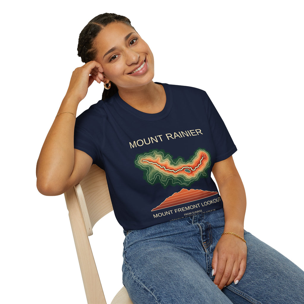 Mount Fremont Lookout Hiking T-Shirt | Mount Rainier