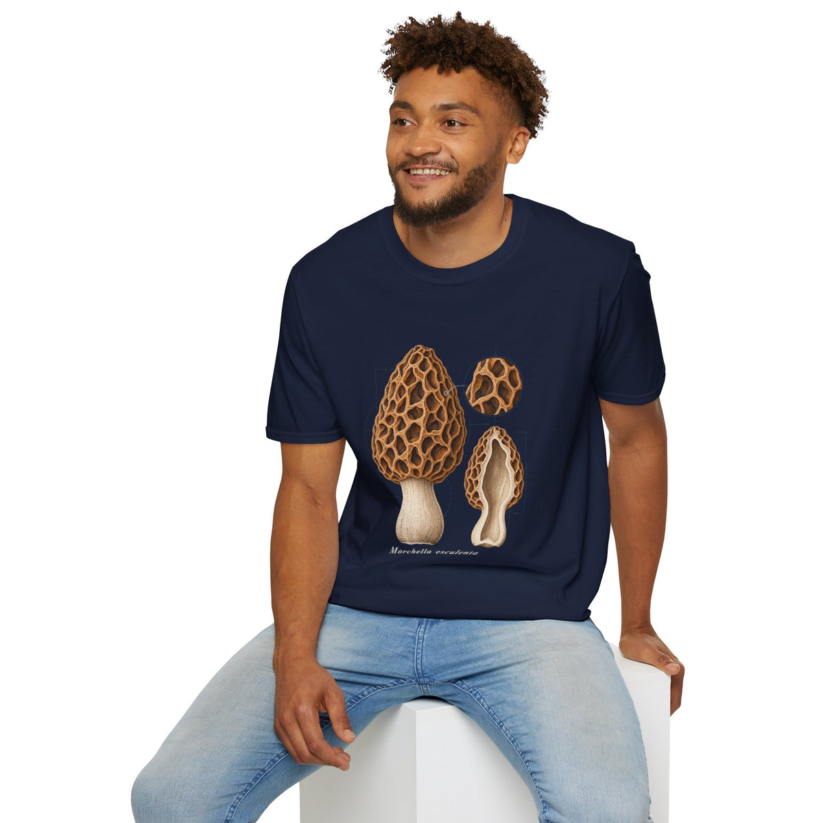 Common Morel Mushroom Study T-Shirt