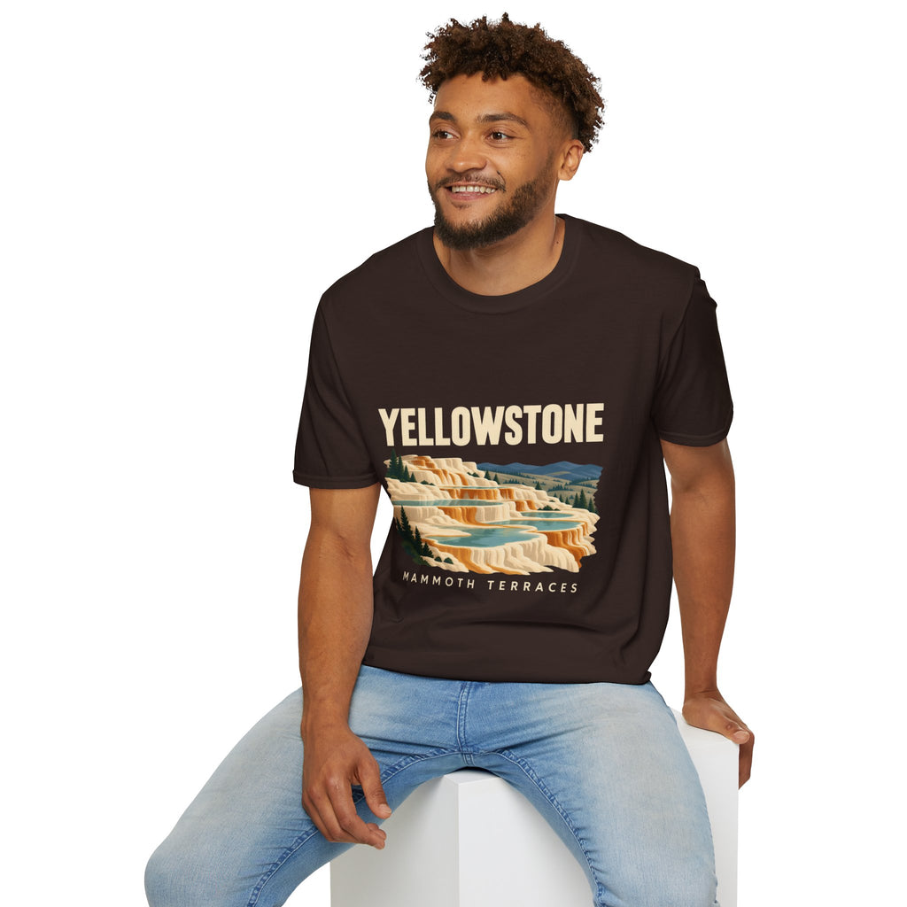 Yellowstone Mammoth Terraces Graphic T-Shirt