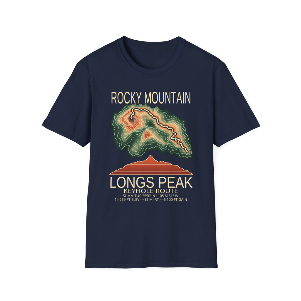 Longs Peak Hiking T-Shirt | Rocky Mountain