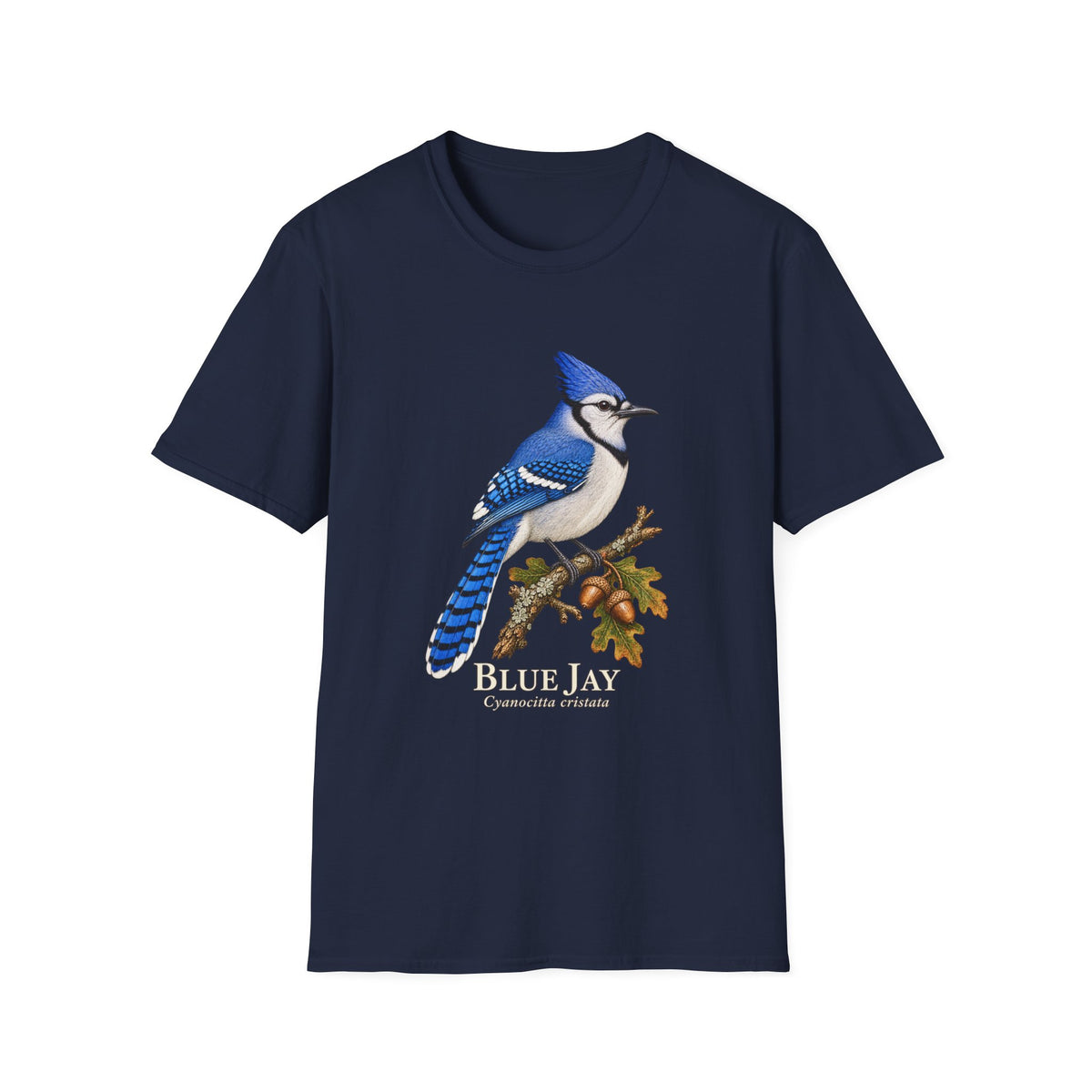 Blue Jay Birdwatching T-Shirt — Oak Perch