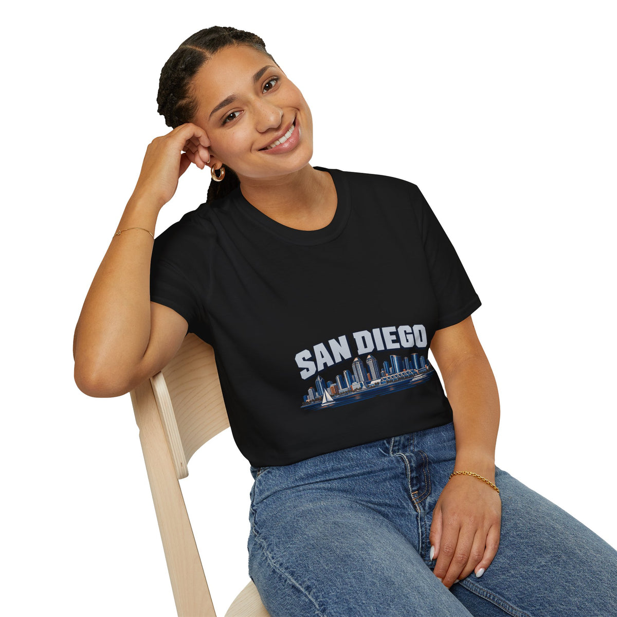 San Diego Waterfront Skyline T-Shirt