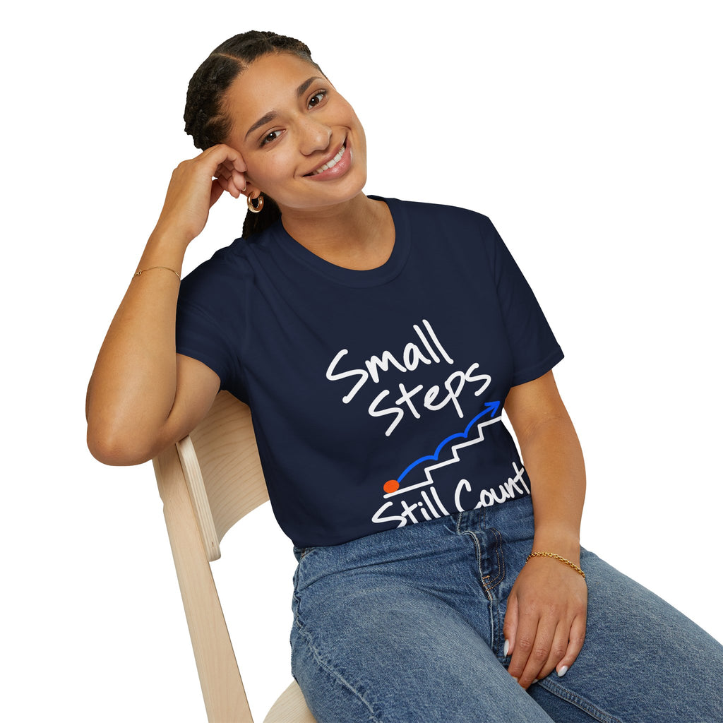 Small Steps Still Count Motivational T-Shirt