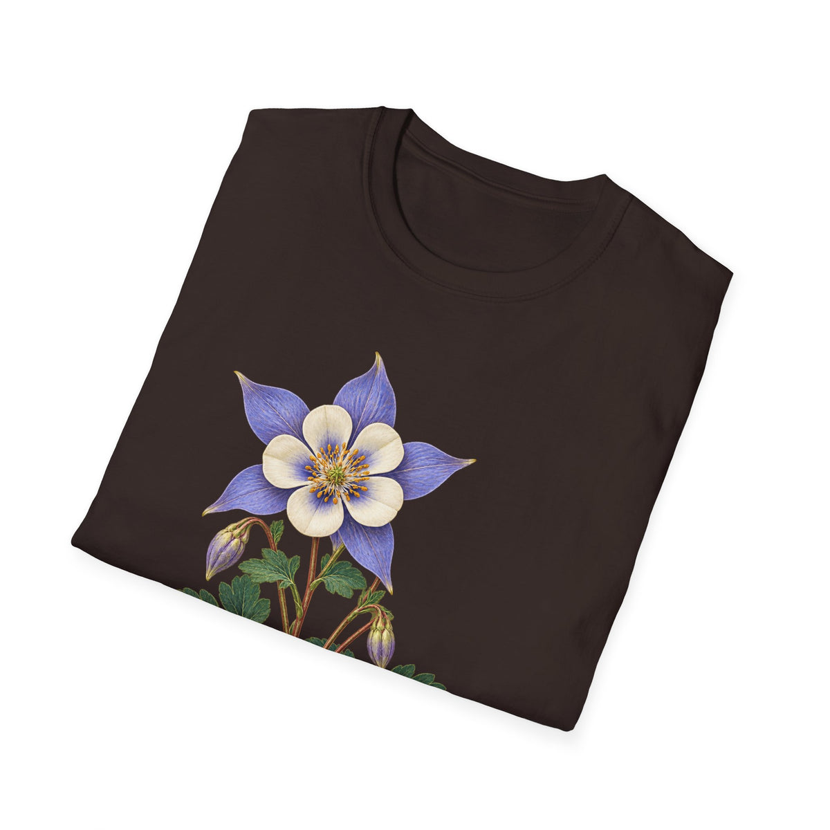 Colorado Blue Columbine State Flower T-Shirt