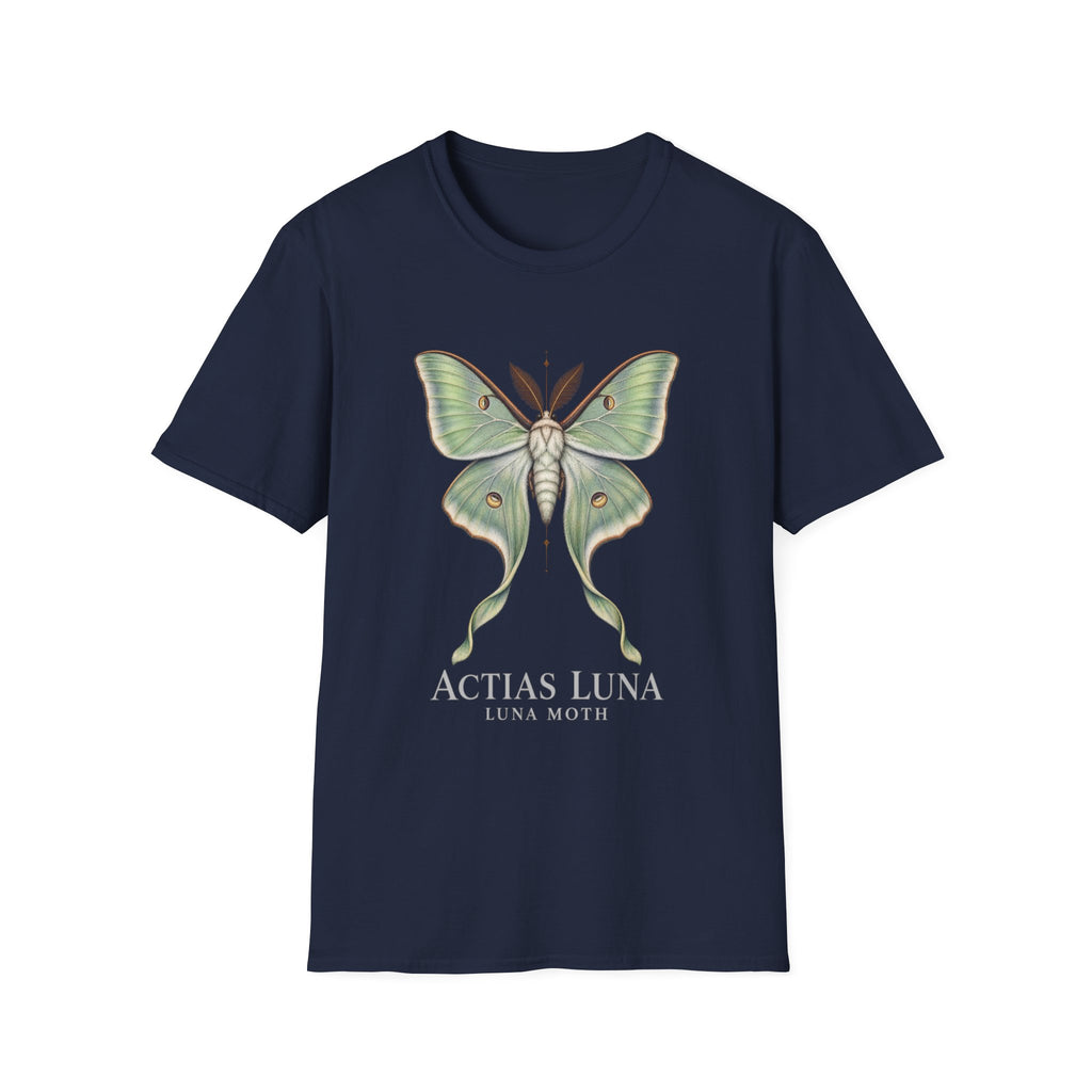 Luna Moth Natural History T-Shirt | Actias luna