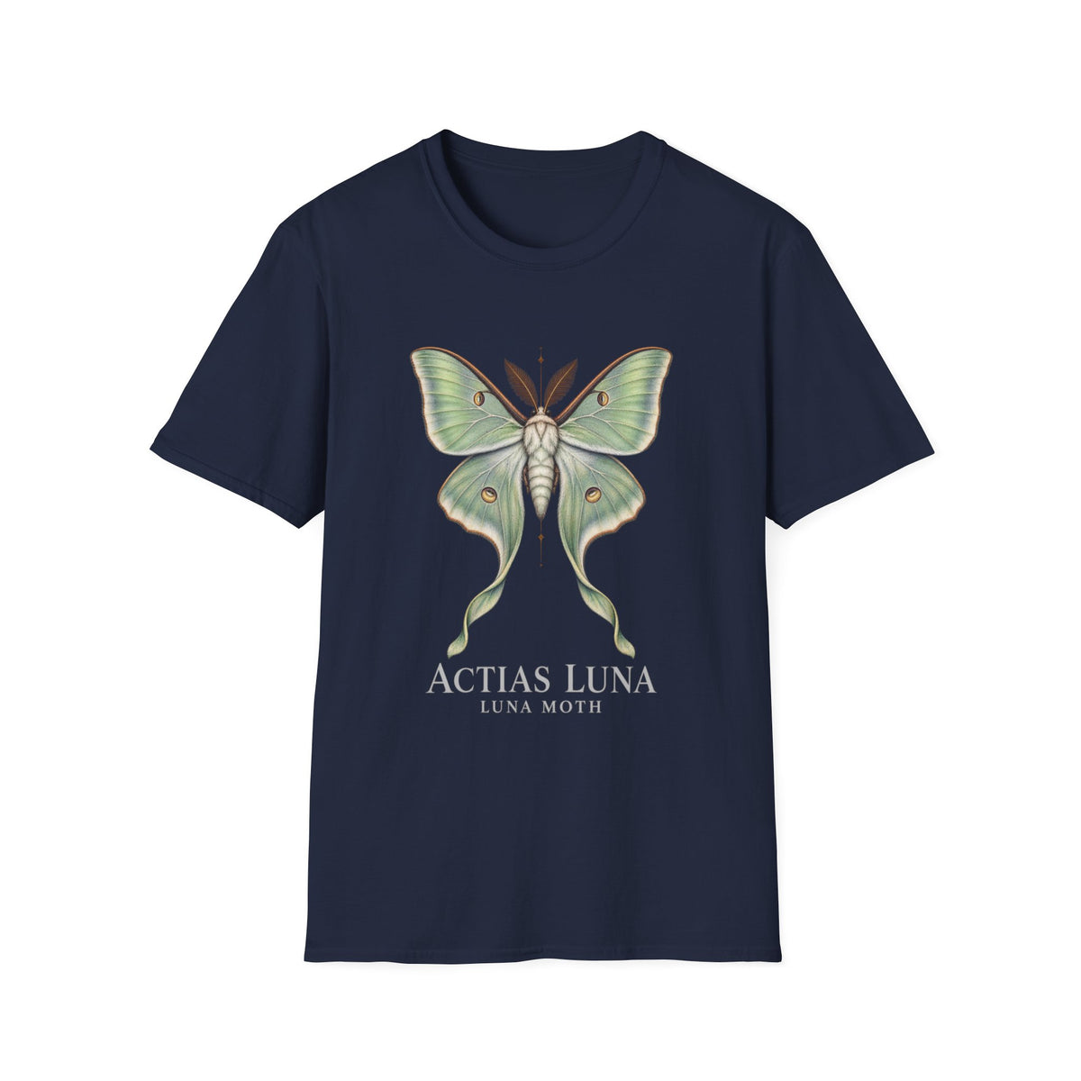 Luna Moth Natural History T-Shirt | Actias luna