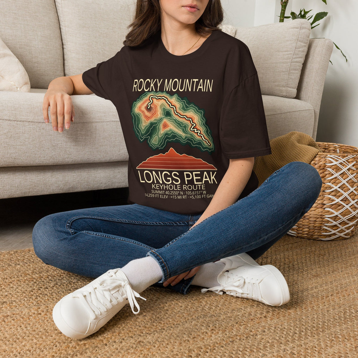 Longs Peak Hiking T-Shirt | Rocky Mountain