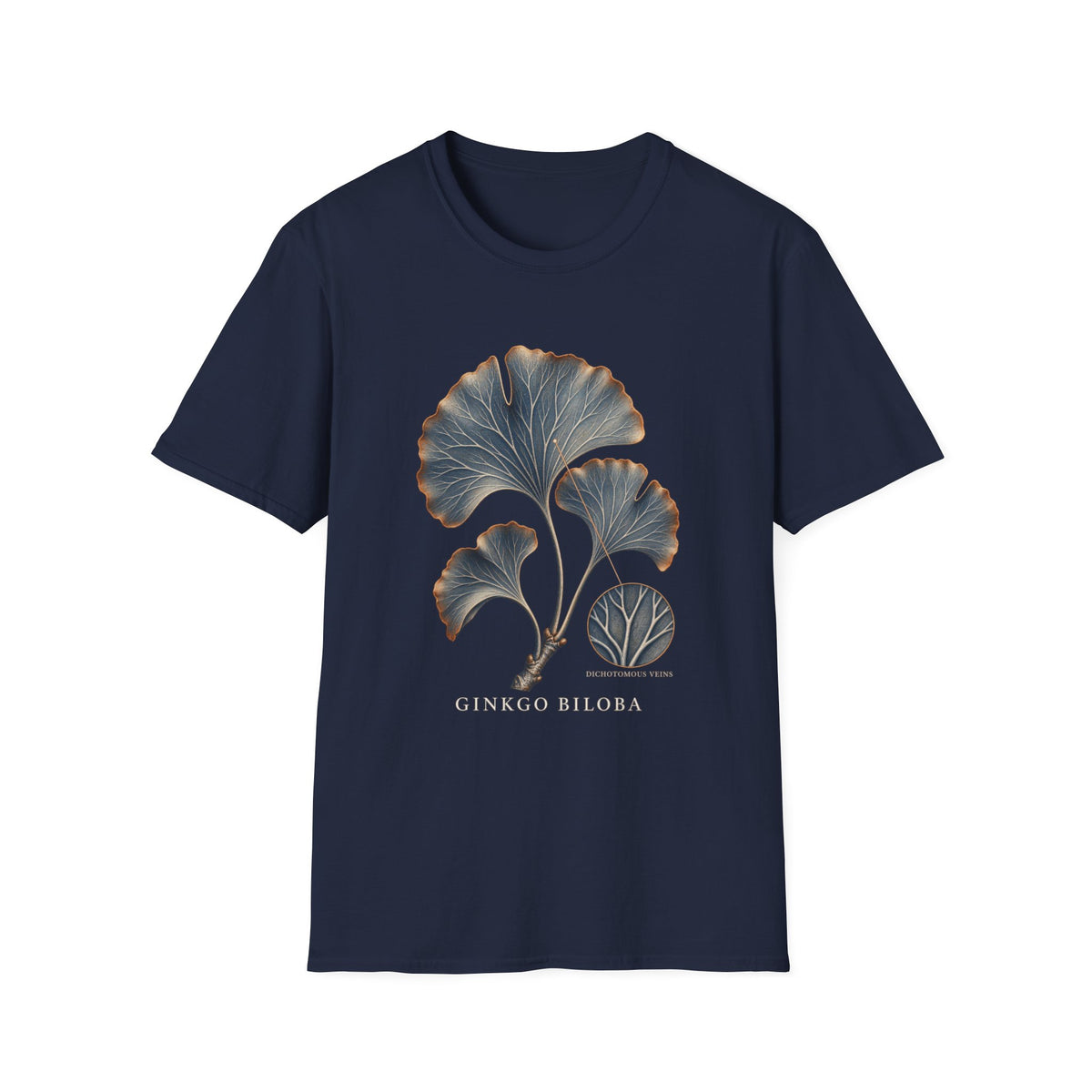 Ginkgo Biloba Leaf Botanical T-Shirt