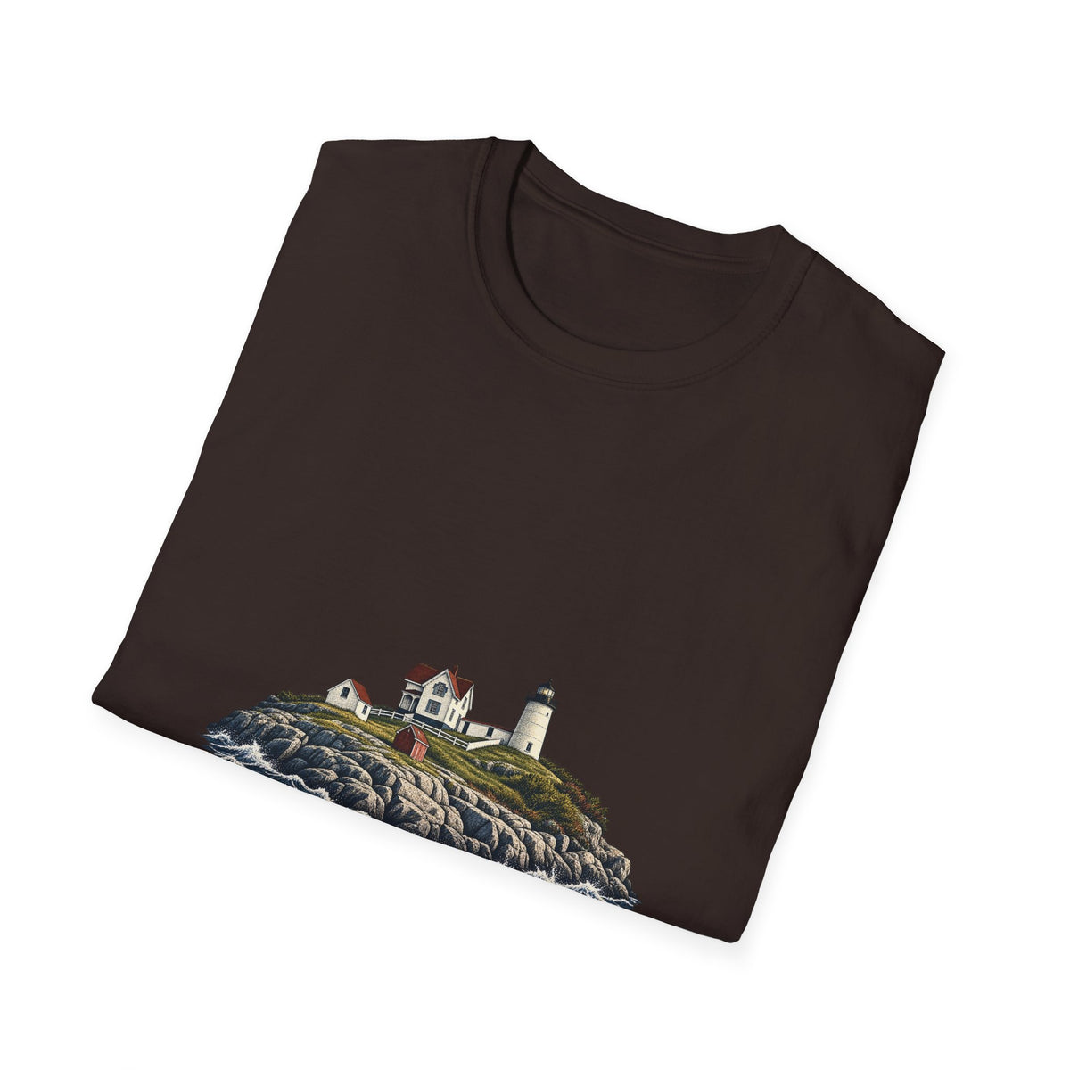 Nubble Lighthouse T-Shirt — Rocky Shore