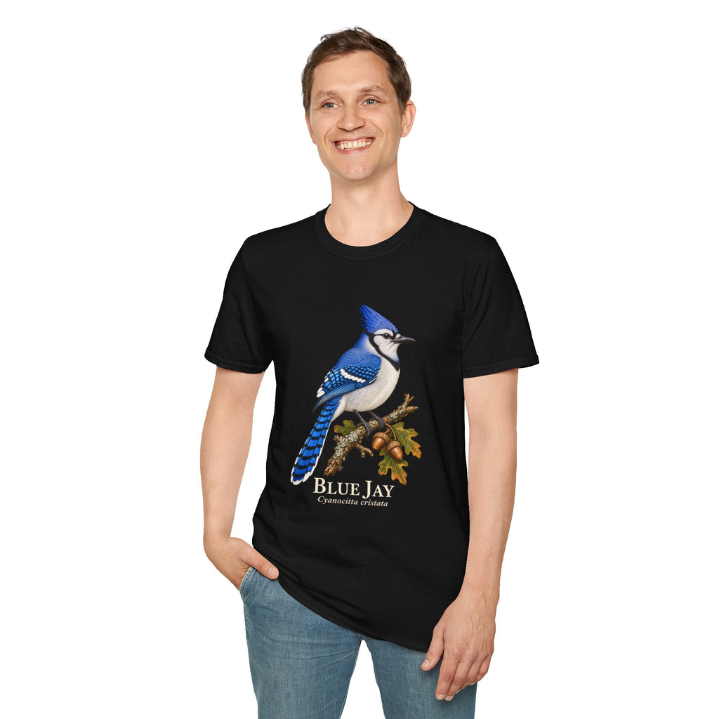 Blue Jay Birdwatching T-Shirt — Oak Perch
