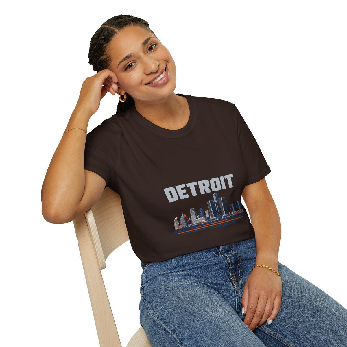 Detroit Skyline Architecture T-Shirt