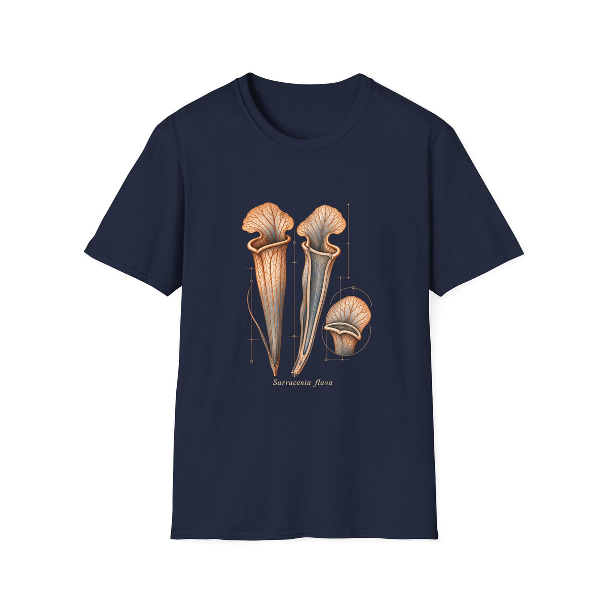 Yellow Pitcher Plant Botanical T-Shirt