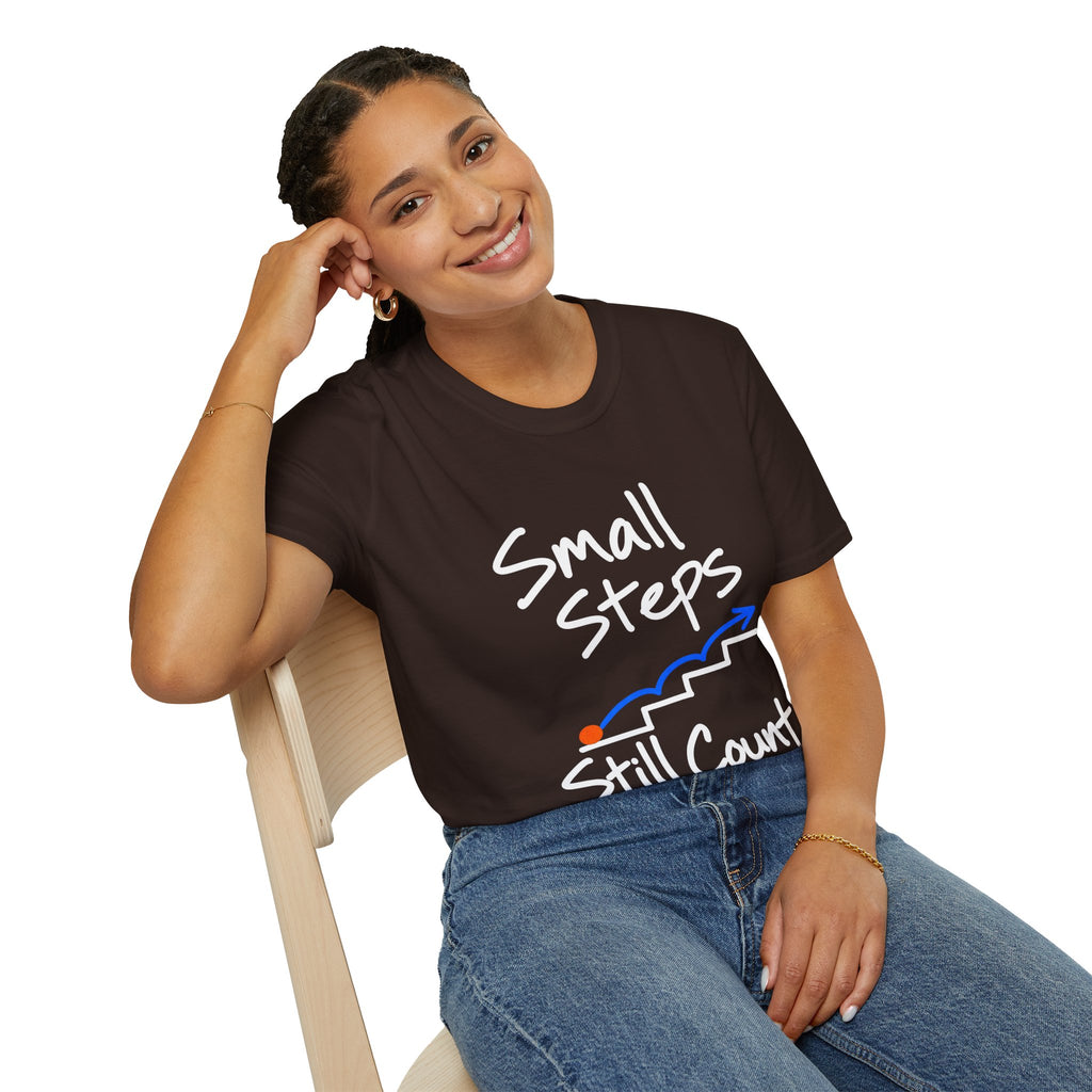 Small Steps Still Count Motivational T-Shirt