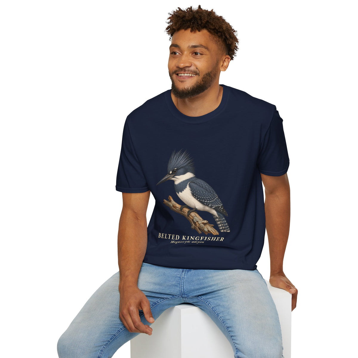 Belted Kingfisher Birdwatching T-Shirt
