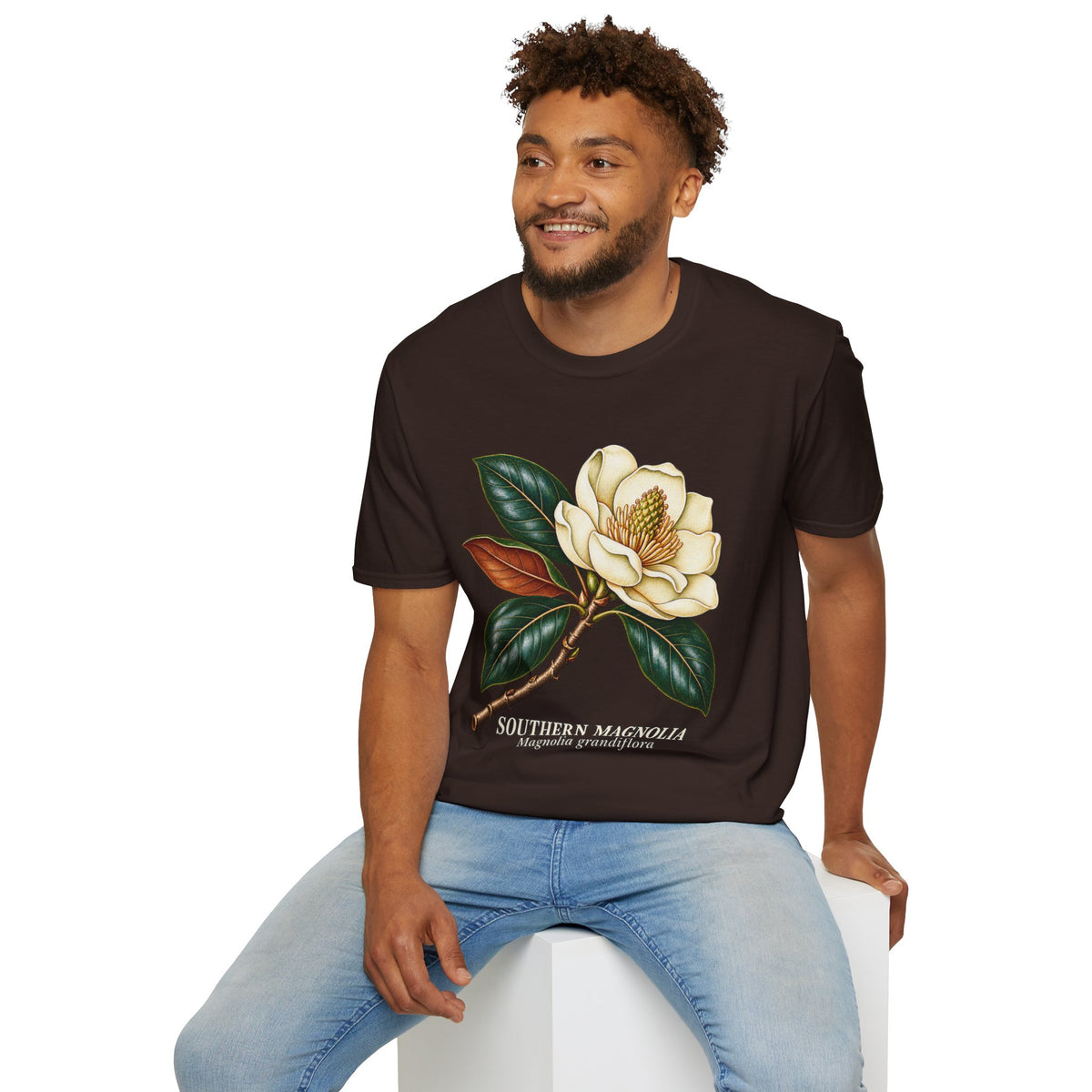 Southern Magnolia Botanical T-Shirt | Magnolia grandiflora