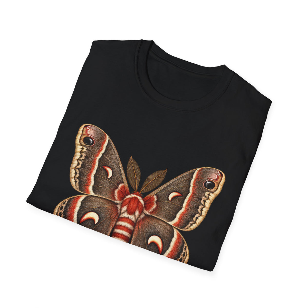 Cecropia Moth Natural History T-Shirt | Hyalophora cecropia