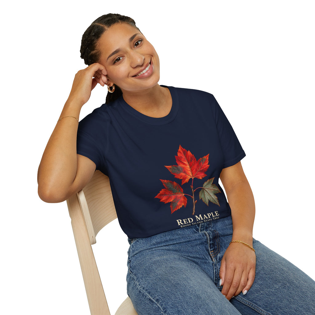 Red Maple Rhode Island State Tree T-Shirt