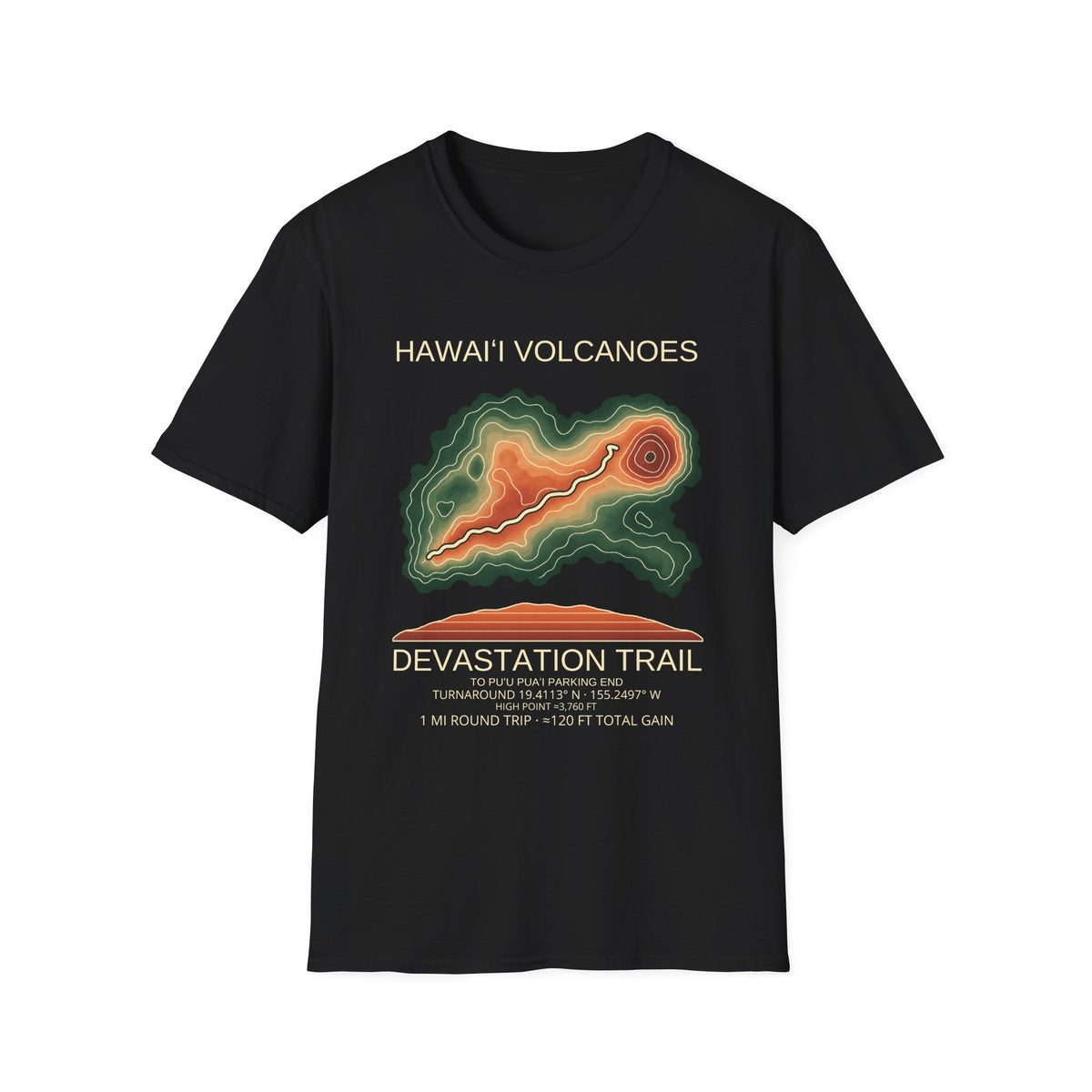 Devastation Trail Hiking T-Shirt | Hawaiʻi Volcanoes