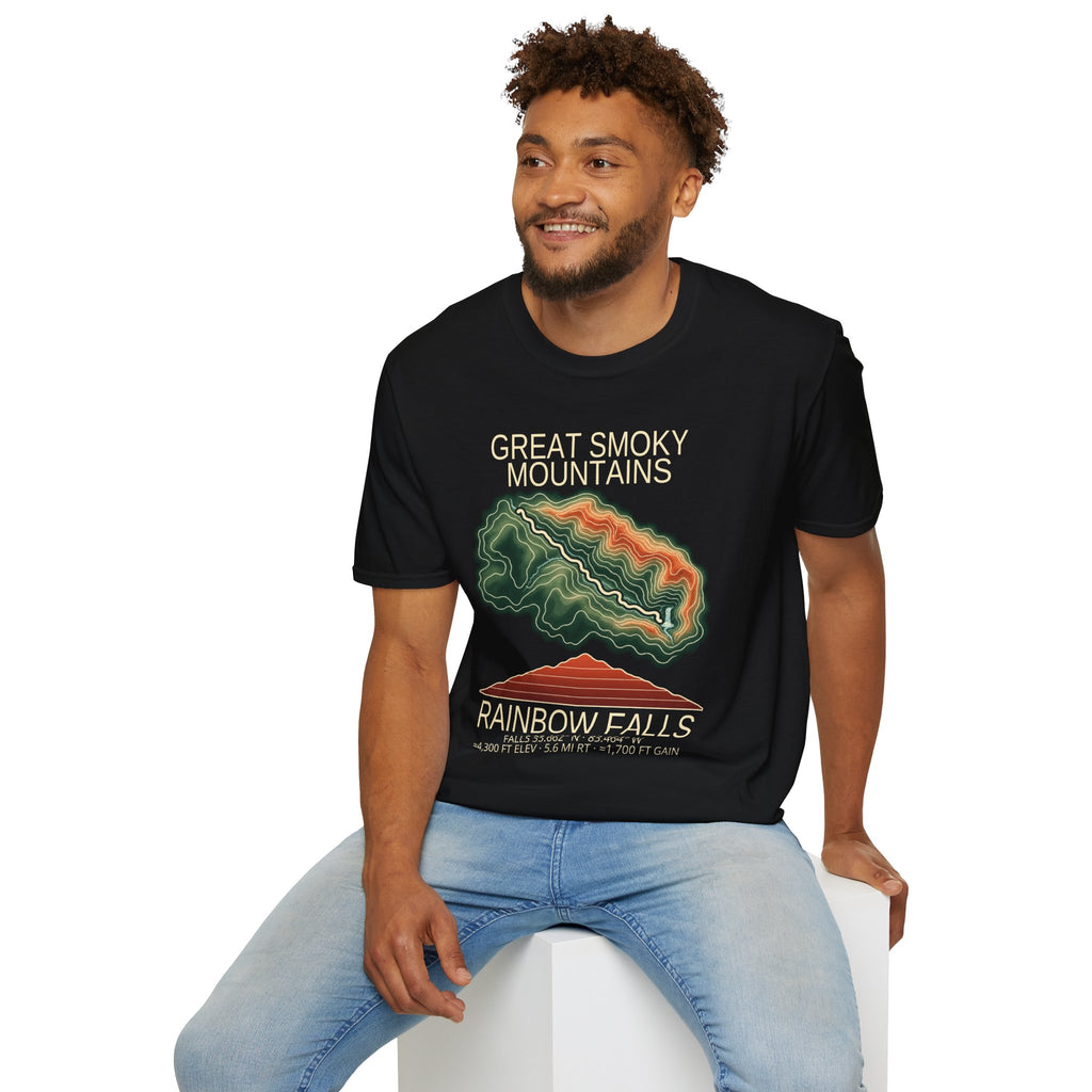 Rainbow Falls Hiking T-Shirt | Great Smoky Mountains