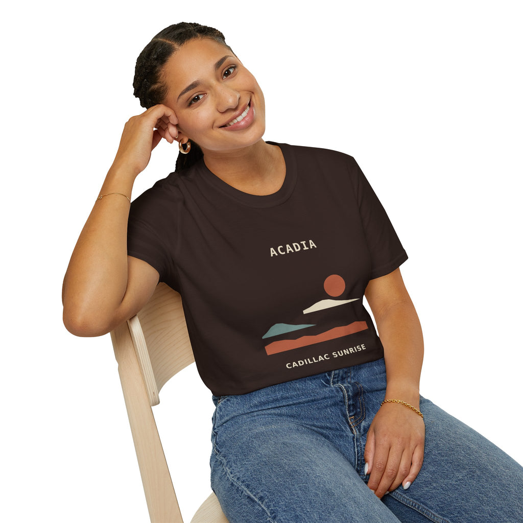 Acadia Cadillac Sunrise National Park T-Shirt