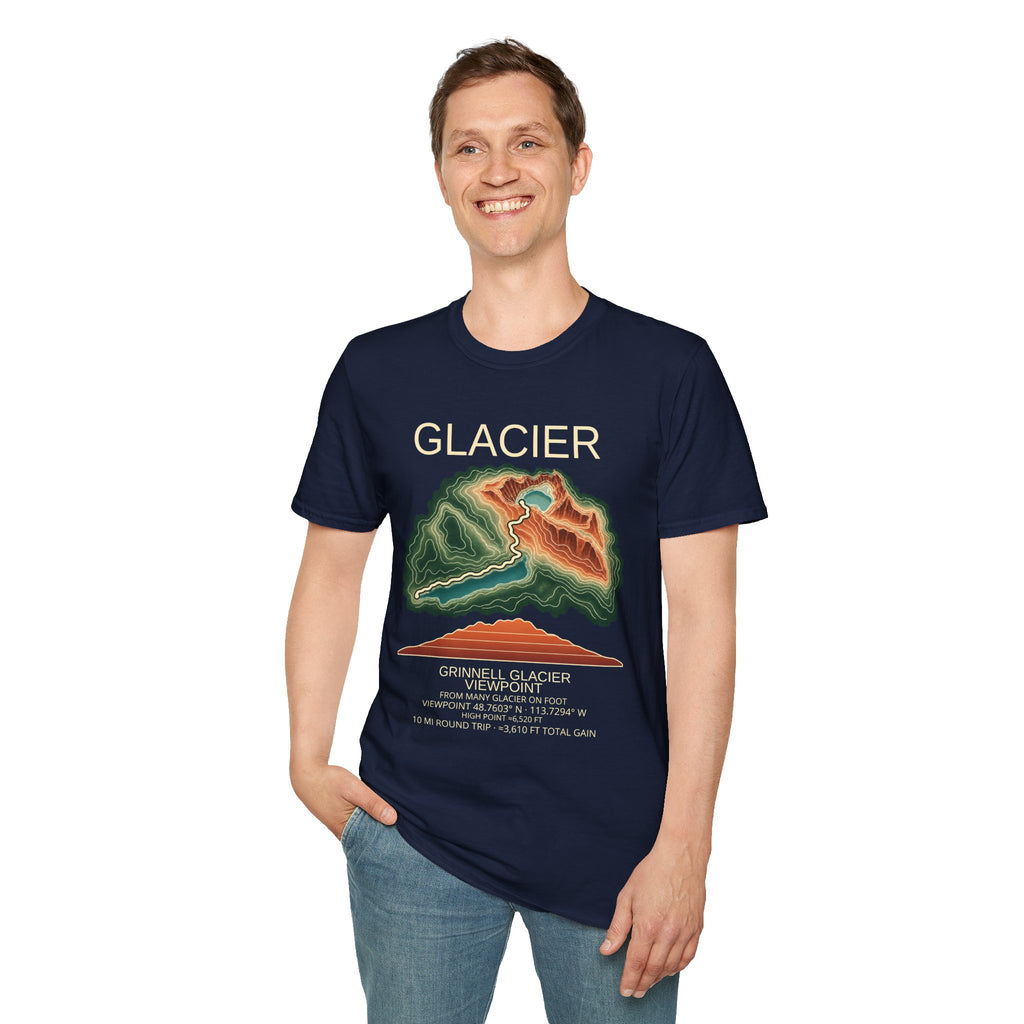 Grinnell Glacier Viewpoint Hiking T-Shirt | Glacier
