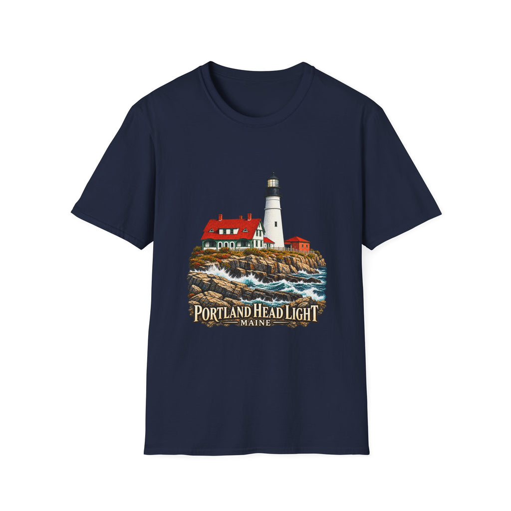 Portland Head Light Maine Lighthouse T-Shirt – EverBold Canvas