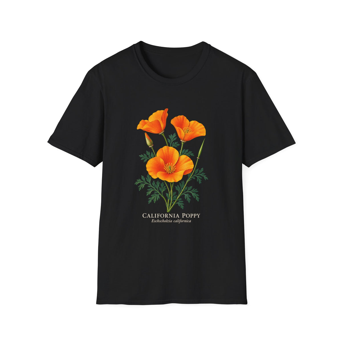 California Poppy Botanical T-Shirt
