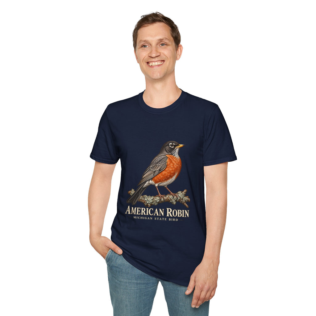 American Robin Michigan State Bird T-Shirt