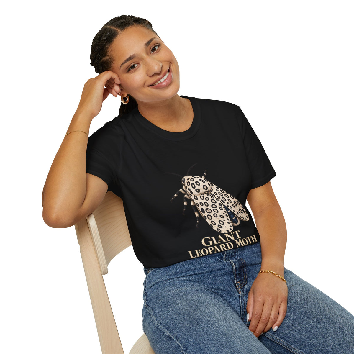 Giant Leopard Moth Entomology T-Shirt