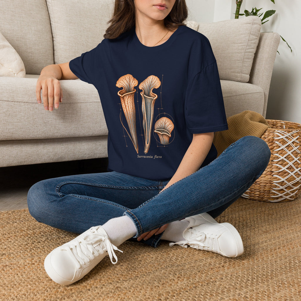 Yellow Pitcher Plant Botanical T-Shirt