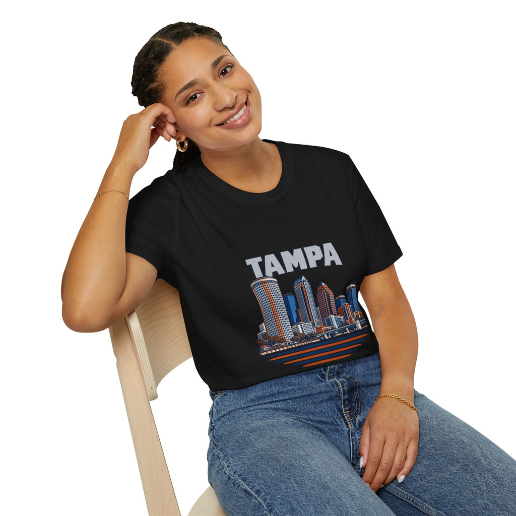 Tampa Skyline Cityscape T-Shirt