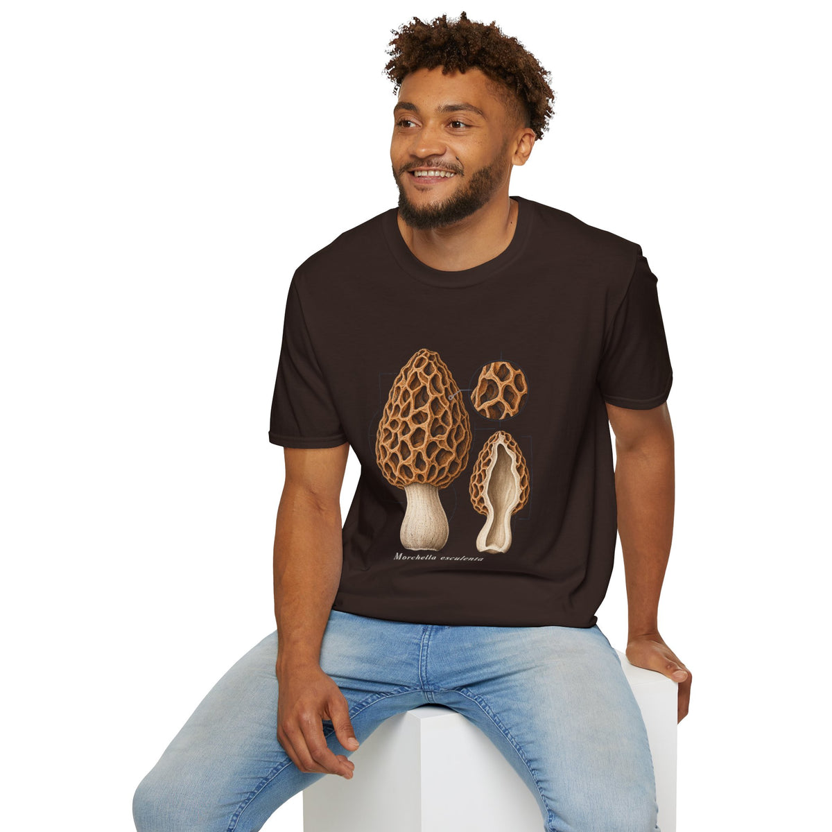 Common Morel Mushroom Study T-Shirt