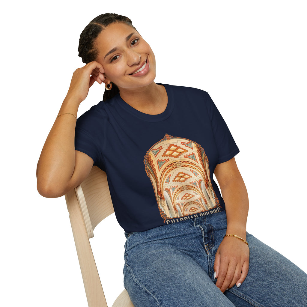 Guardian Building Detroit Architectural T-Shirt