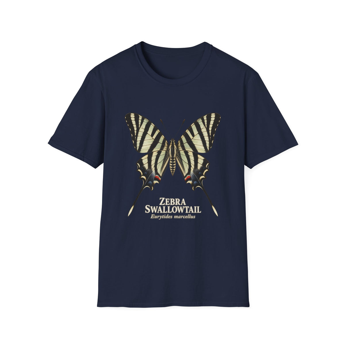 Zebra Swallowtail Butterfly Study T-Shirt