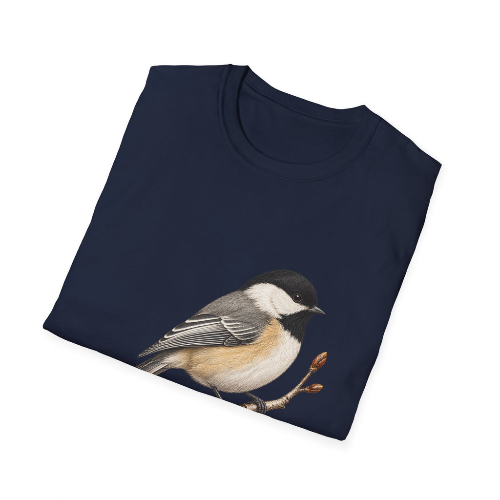 Black-capped Chickadee Birdwatching T-Shirt