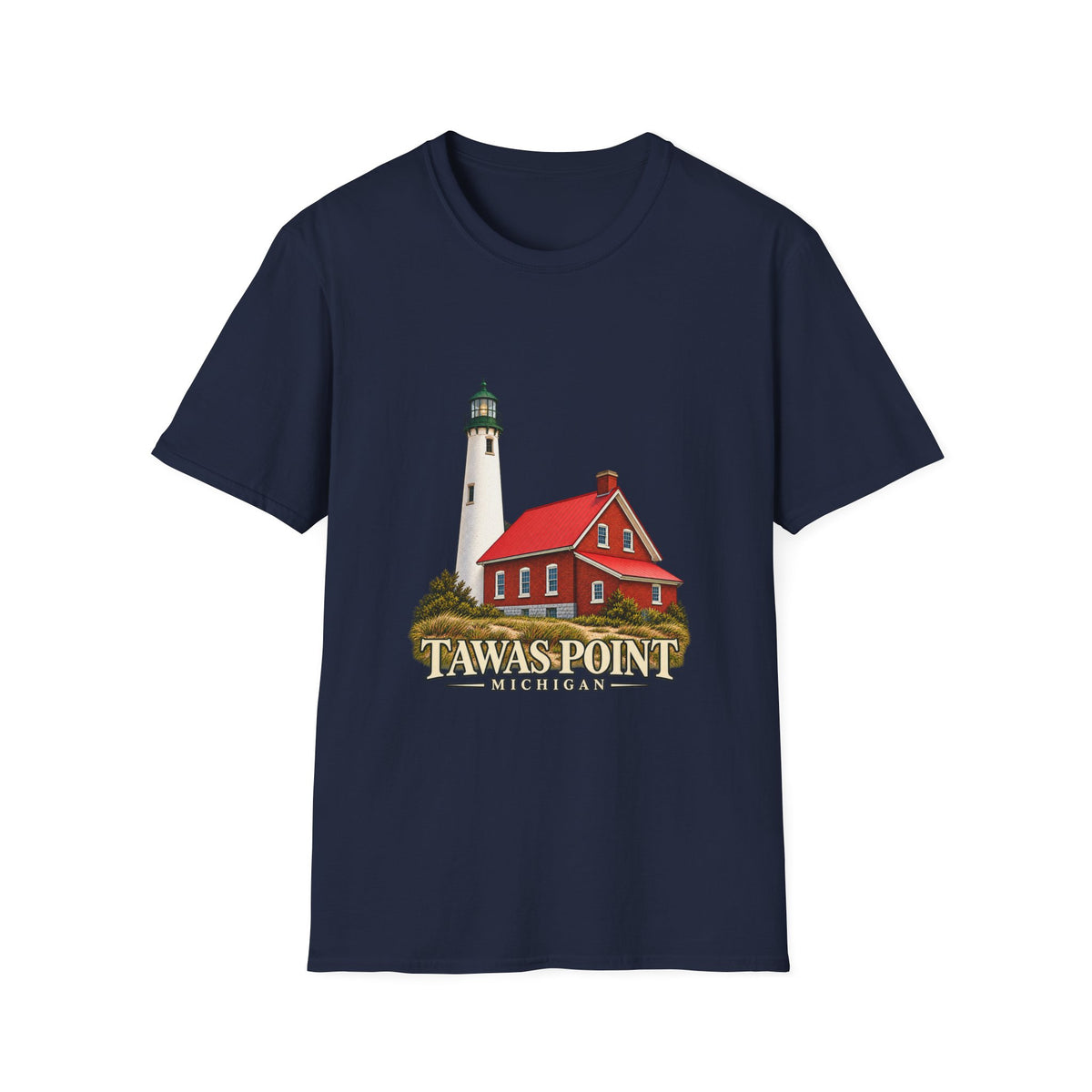 Tawas Point Michigan Lighthouse T-Shirt