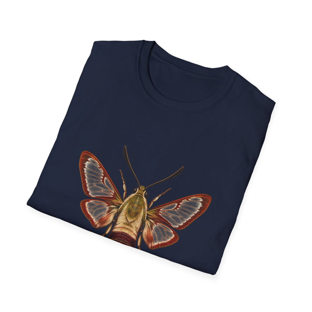 Hummingbird Clearwing Moth T-Shirt — Wing Study