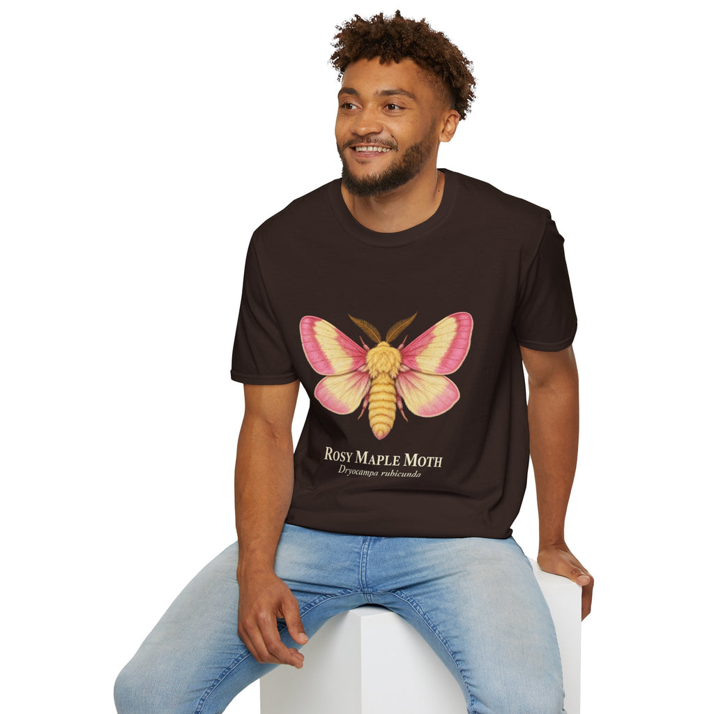 Rosy Maple Moth Natural History T-Shirt