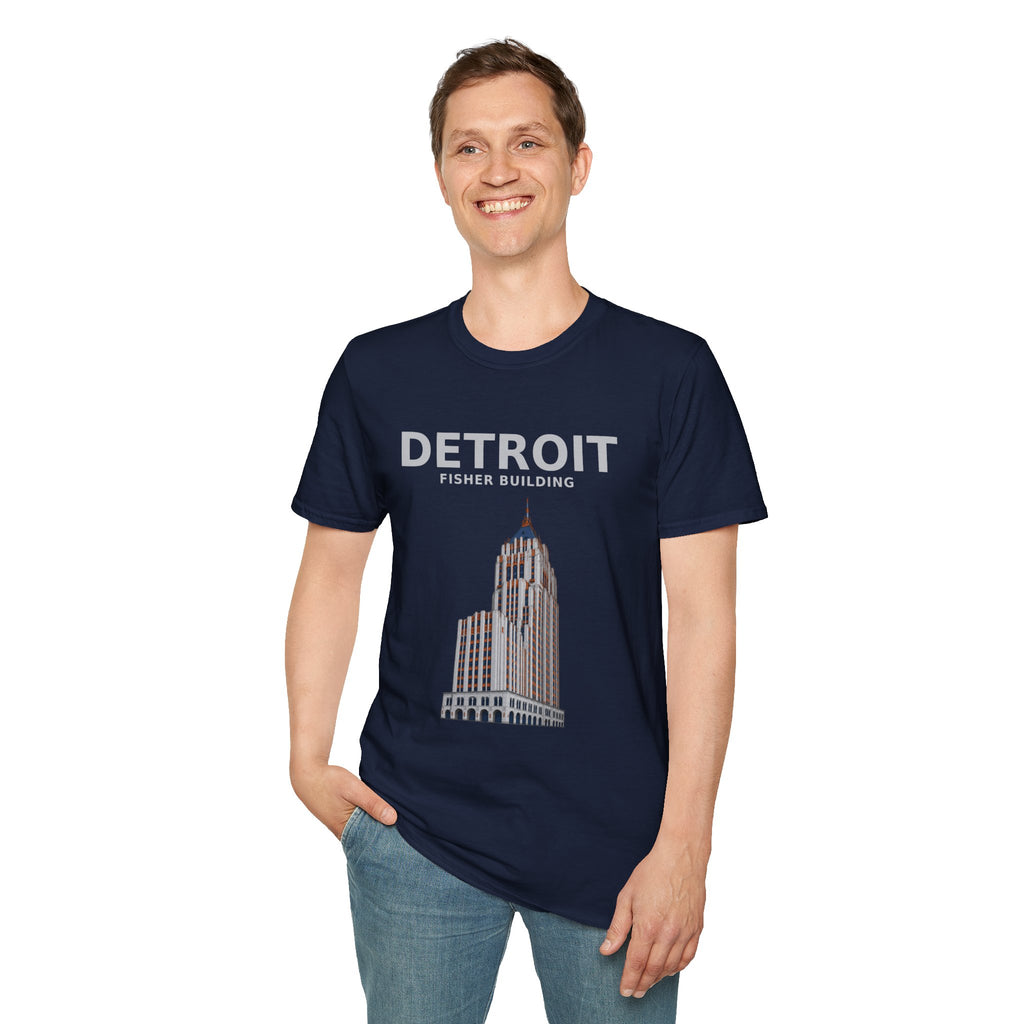 Fisher Building Detroit Architecture T-Shirt