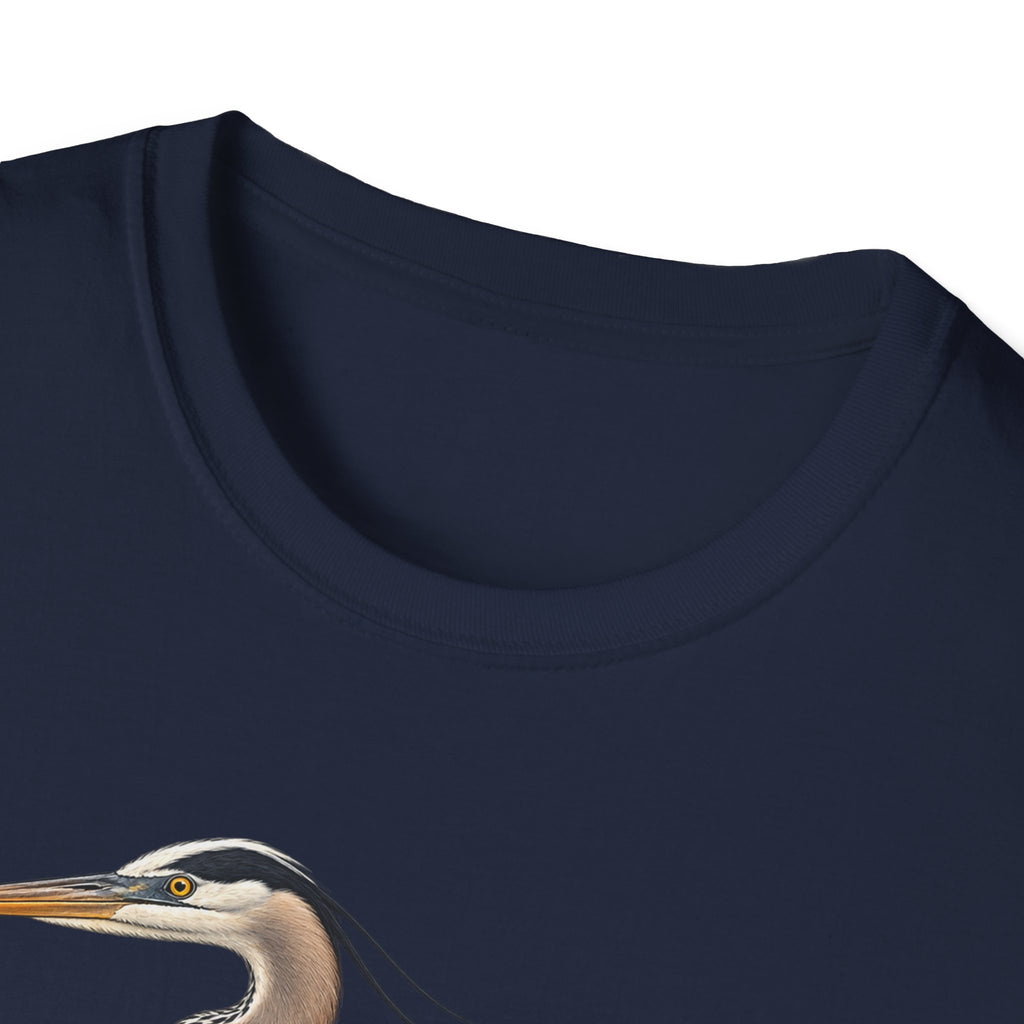 Great Blue Heron Birdwatching T-Shirt
