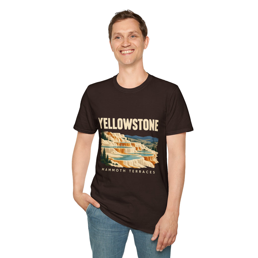 Yellowstone Mammoth Terraces Graphic T-Shirt