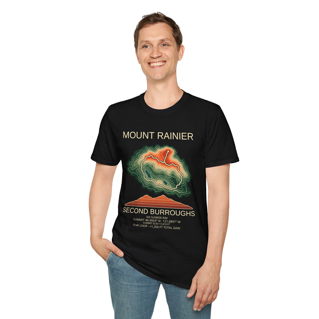 Second Burroughs Hiking T-Shirt | Mount Rainier