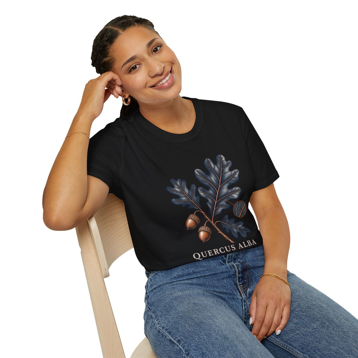 White Oak Botanical T-Shirt | Quercus alba