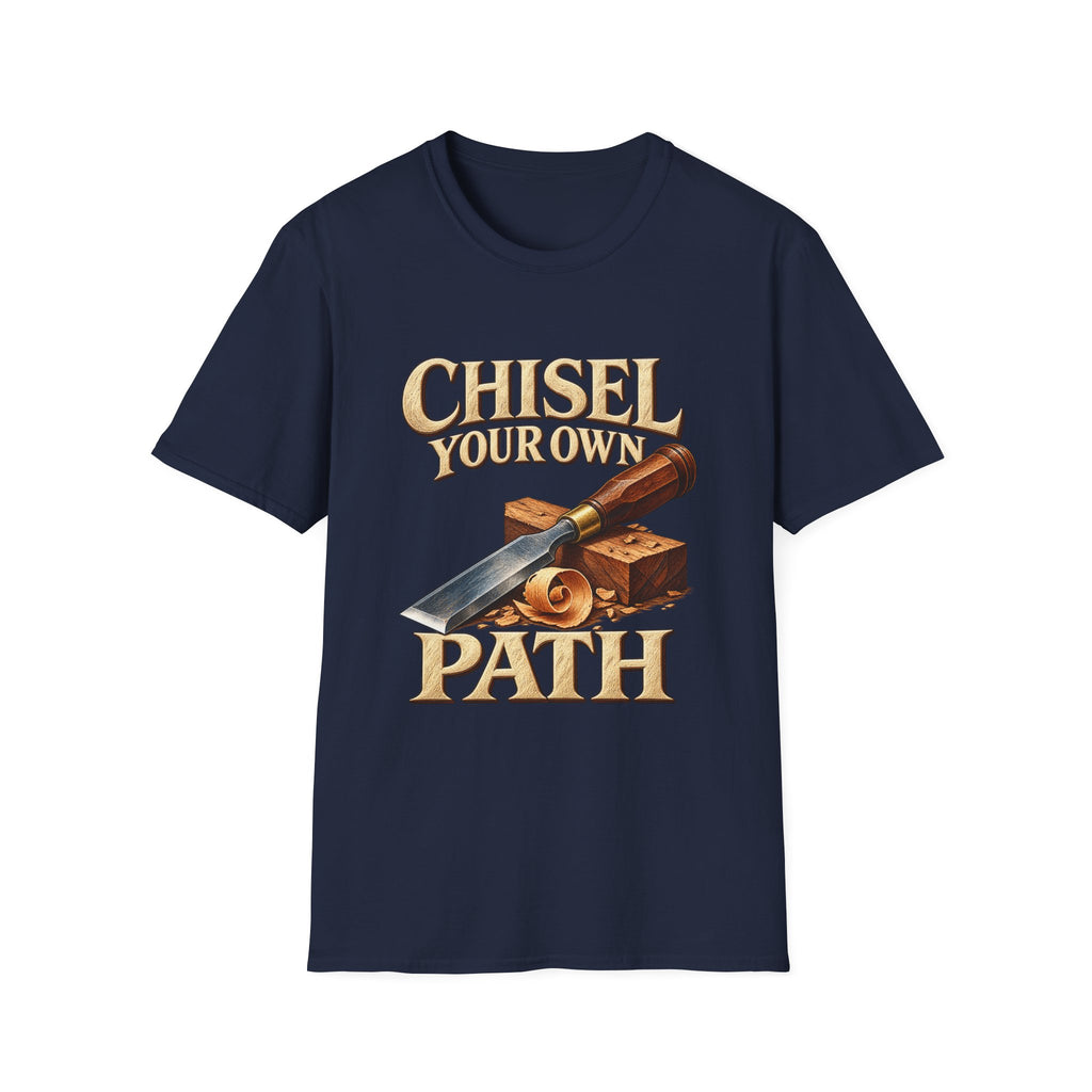 Chisel Your Own Path Woodworking Graphic T-Shirt