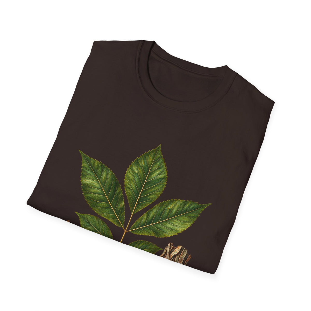 Shagbark Hickory Botanical Study T-Shirt