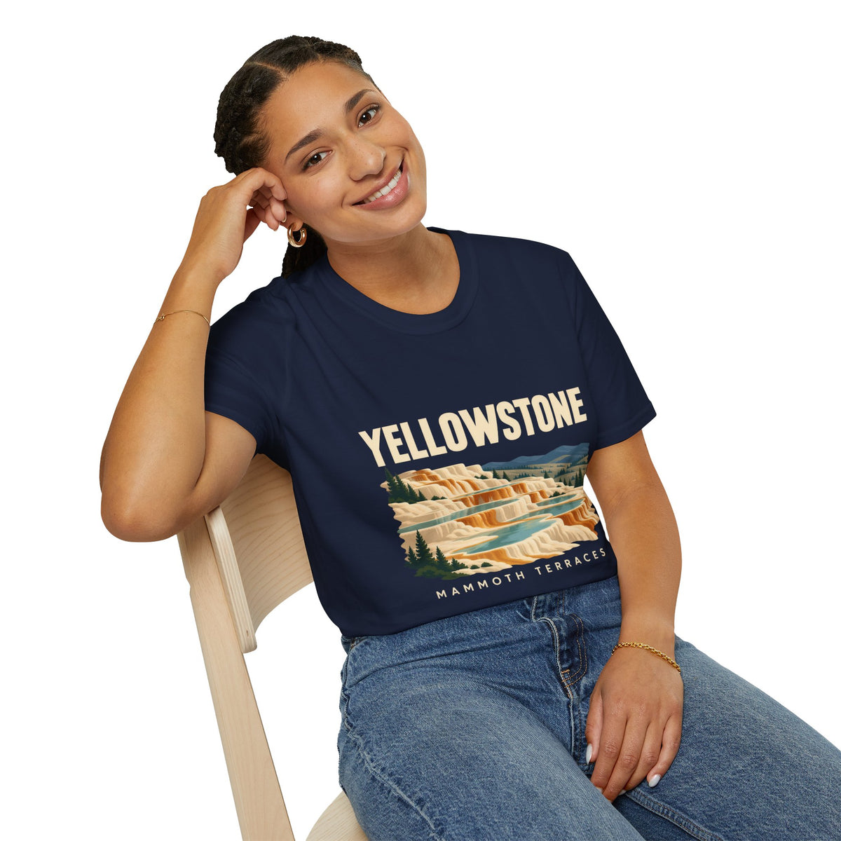 Yellowstone Mammoth Terraces Graphic T-Shirt