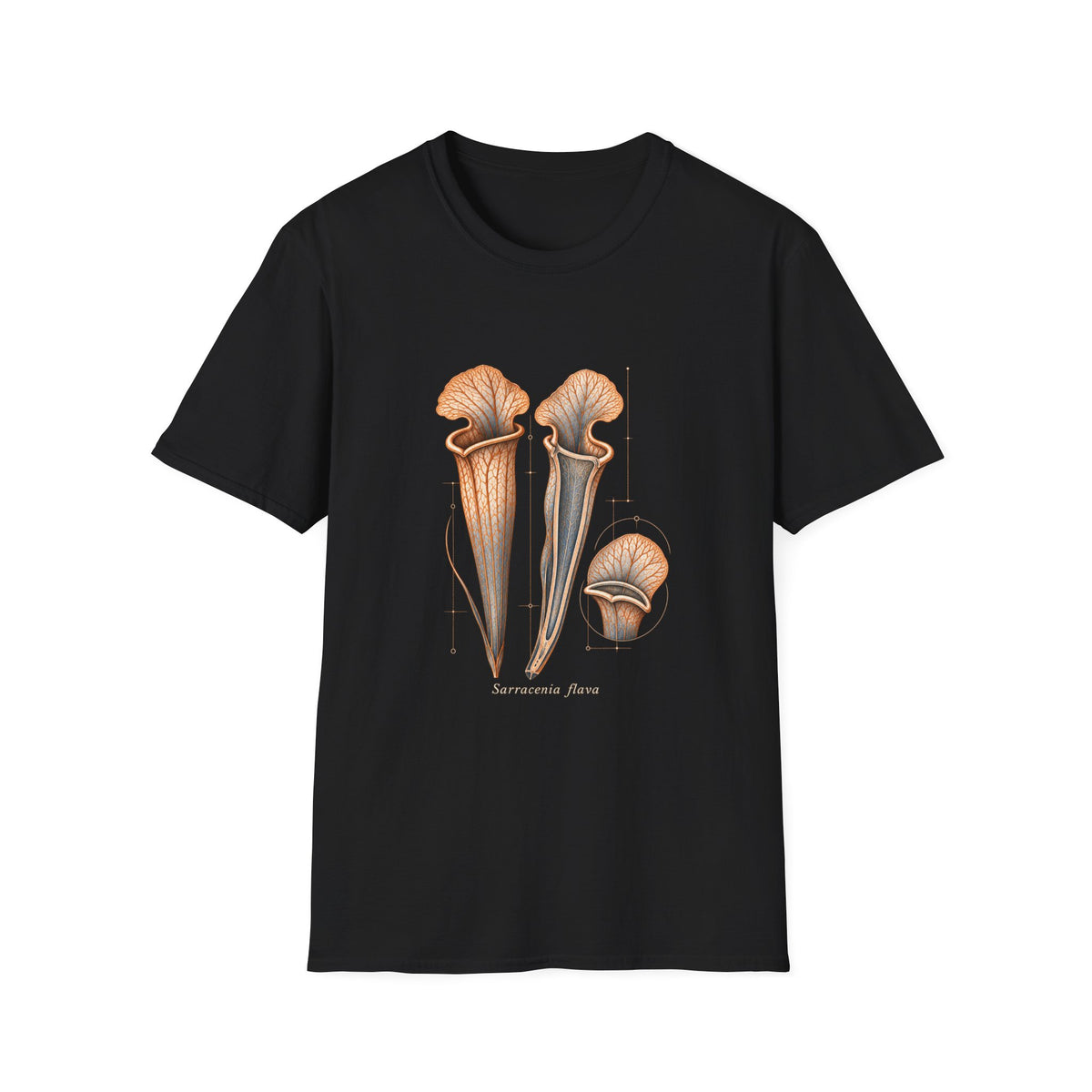 Yellow Pitcher Plant Botanical T-Shirt