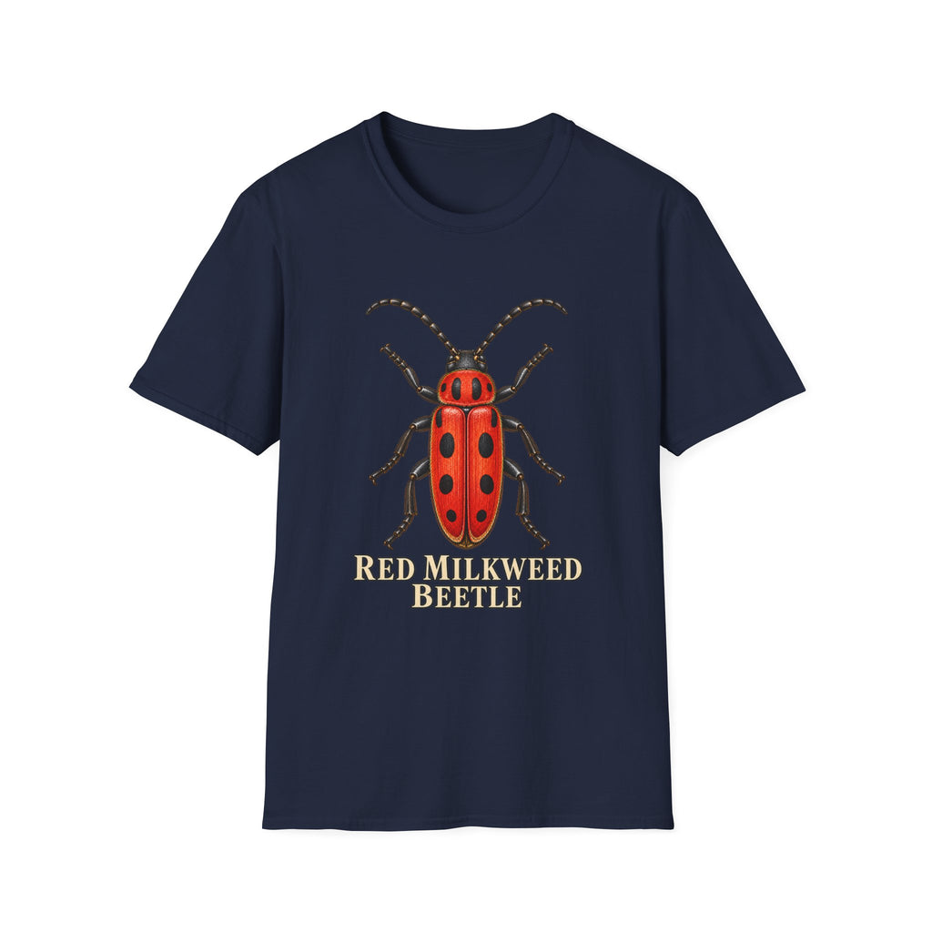 Red Milkweed Beetle Entomology T-Shirt